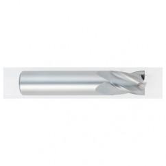 3/8 Dia. x 2 Overall Length 4-Flute Square End Solid Carbide SE End Mill-Round Shank-Center Cut-TiAlN - Top Tool & Supply