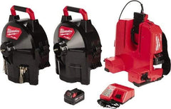 Milwaukee Tool - 18V Battery Battery Drain Cleaning Machine - For 1-1/4" to 4" Pipe, 50' Cable - Top Tool & Supply