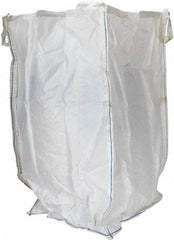 Vestil - 8 Lb Load Capacity, 2-7/8 Cu Yd, Polypropylene Fabric Hopper - 36" Wide x 36" Long x 63" High, White - Top Tool & Supply