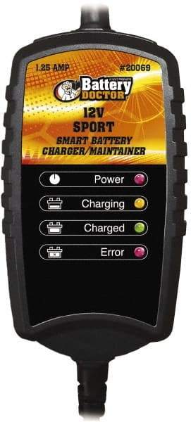 Battery Doctor - 12 Volt Automatic Charger/Maintainer - 1.25 Amps - Top Tool & Supply