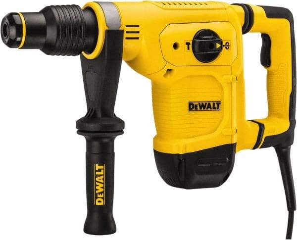 DeWALT - 120 Volt 1" SDS Max Chuck Electric Hammer Drill - 0 to 3,150 BPM, 0 to 540 RPM, Reversible - Top Tool & Supply