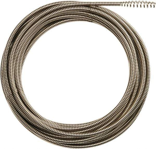 Milwaukee Tool - 5/16" x 50' Drain Cleaning Machine Cable - Inner Core, 1-1/4" to 2-1/2" Pipe, Use with Milwaukee Drain Cleaning Tools - Top Tool & Supply