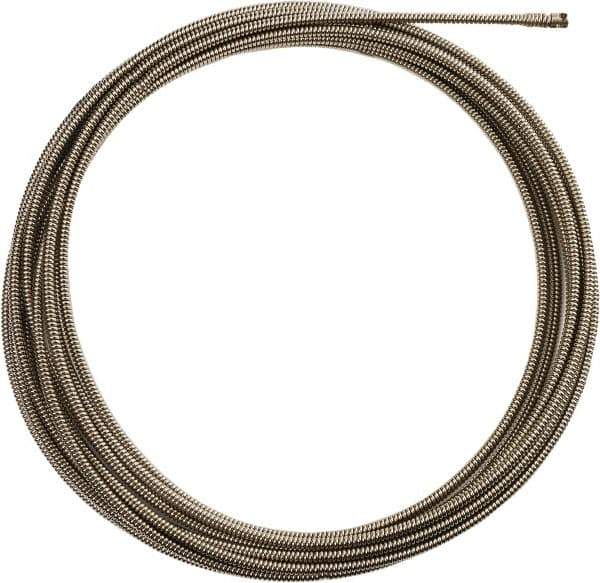 Milwaukee Tool - 3/8" x 50' Drain Cleaning Machine Cable - Inner Core, 1-1/4" to 2-1/2" Pipe, Use with Milwaukee Drain Cleaning Tools - Top Tool & Supply