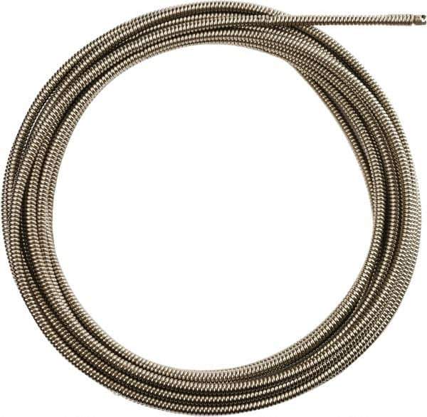 Milwaukee Tool - 5/8" x 50' Drain Cleaning Machine Cable - All-Purpose Wind, 1-1/4" to 2-1/2" Pipe, Use with Milwaukee Drain Cleaning Tools - Top Tool & Supply