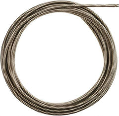 Milwaukee Tool - 5/8" x 50' Drain Cleaning Machine Cable - All-Purpose Wind, 1-1/4" to 2-1/2" Pipe, Use with Milwaukee Drain Cleaning Tools - Top Tool & Supply