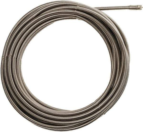 Milwaukee Tool - 3/8" x 35' Drain Cleaning Machine Cable - Inner Core, 1-1/4" to 2-1/2" Pipe, Use with Milwaukee Drain Cleaning Tools - Top Tool & Supply