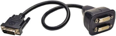 Tripp-Lite - 1' Long, DVI Computer Cable - Black, Male, Female x Female - Top Tool & Supply