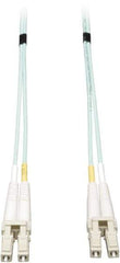 Tripp-Lite - 65' Long, LC/LC Head, Multimode Fiber Optic Cable - Aqua, Use with LAN - Top Tool & Supply