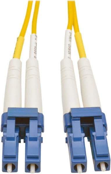 Tripp-Lite - 3' Long, LC/LC Head, Singlemode Fiber Optic Cable - Yellow, Use with LAN - Top Tool & Supply