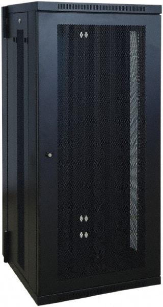 Tripp-Lite - 23.6" Overall Width x 26" Rack Height x 21.6" Overall Depth Data Cable Enclosure - 250 Lb Capacity, Black - Top Tool & Supply