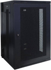 Tripp-Lite - 23.6" Overall Width x 18" Rack Height x 21.6" Overall Depth Data Cable Enclosure - 250 Lb Capacity, Black - Top Tool & Supply