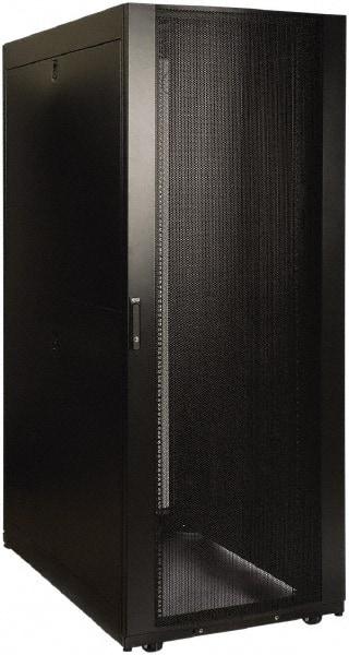 Tripp-Lite - 23.63" Overall Width x 42" Rack Height x 50.89" Overall Depth Data Cable Enclosure - 3,000 Lb Capacity, Black - Top Tool & Supply