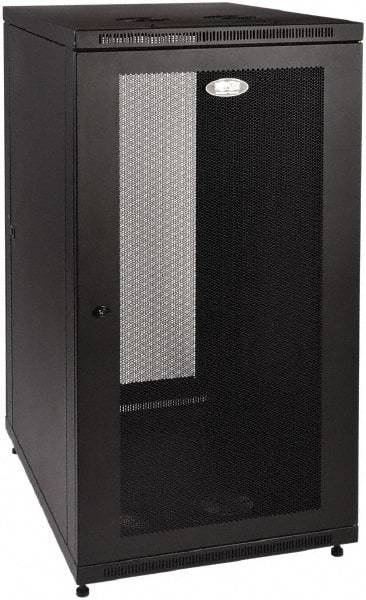 Tripp-Lite - 24.2" Overall Width x 24" Rack Height x 34.06" Overall Depth Data Cable Enclosure - 3,000 Lb Capacity, Black - Top Tool & Supply