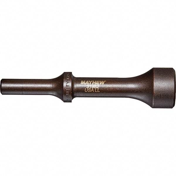 Mayhew - 1" Head Width, 4-1/4" OAL, Pneumatic Hammer - Round Drive, Round Shank, Steel - Top Tool & Supply