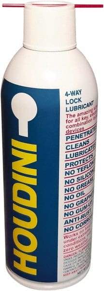 Made in USA - 11 oz Aerosol Can Automotive Lock Lubricant - Proprietary Formula - Top Tool & Supply