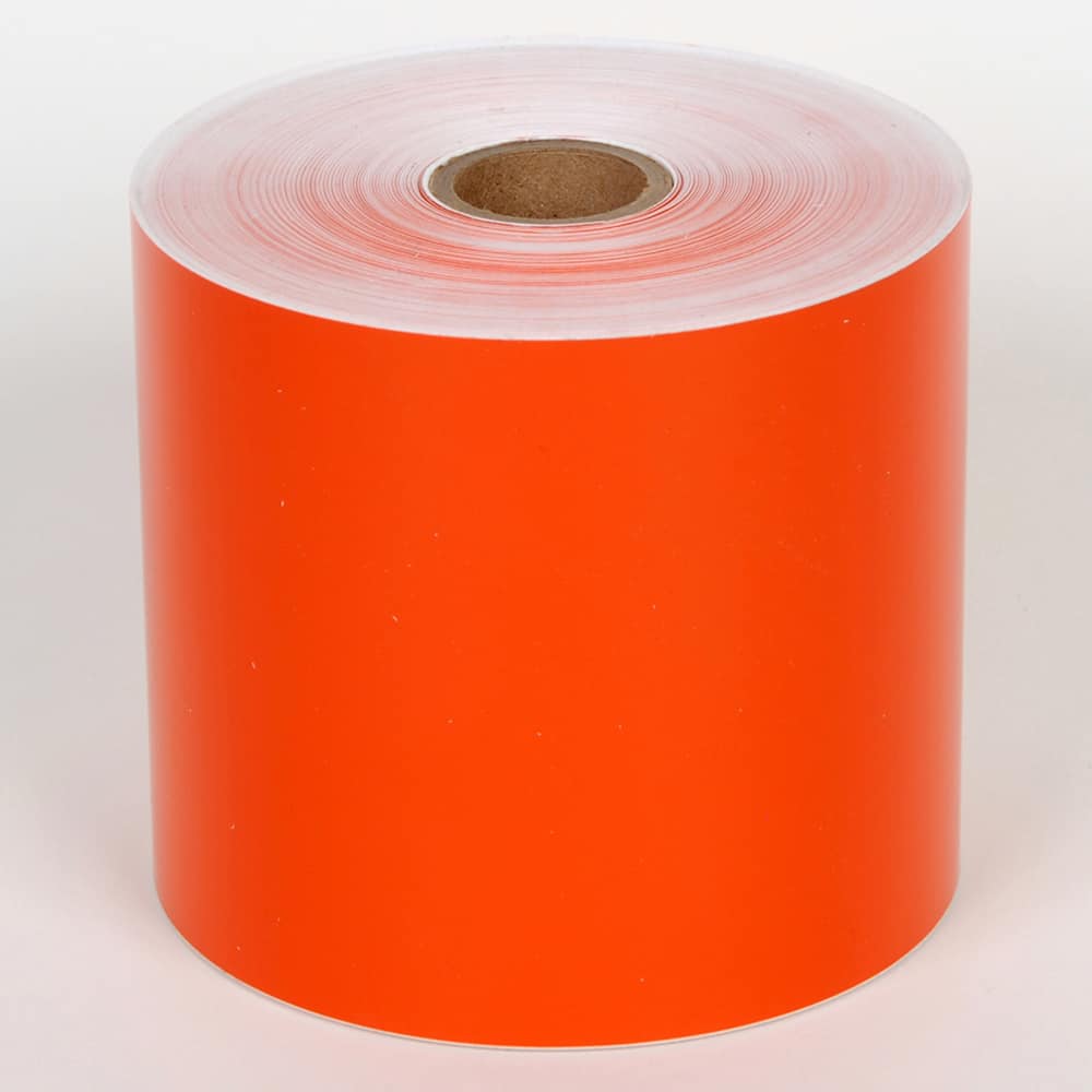 Cobra Systems - Labels, Ribbons & Tapes; Type: Vinyl Tape ; Color: Orange ; For Use With: VNM4PRO ; Width (Inch): 4 ; Length (Feet): 150 ; Material: Vinyl - Exact Industrial Supply