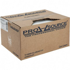 PRO-SOURCE - 24 Gal Capacity, Clear, Linear Low-Denstiy Polyethylene (LLDPE), Hazardous Waste Bag - 6 mil Thick x 18" Wide x 30" High, Roll - Top Tool & Supply