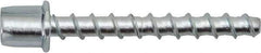 Powers Fasteners - 3/8" Zinc-Plated Steel Vertical (End Drilled) Mount Threaded Rod Anchor - 1/4" Diam x 2-1/2" Long, 4,270 Lb Ultimate Pullout, For Use with Concrete/Masonry - Top Tool & Supply