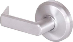 Stanley - Grade 2 Dummy Lever Lockset - 2-3/4" Back Set, Zinc, Satin Chrome Finish - Top Tool & Supply