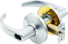 Stanley - Grade 1 Classroom Lever Lockset - 2-3/4" Back Set, Zinc, Satin Chrome Finish - Top Tool & Supply