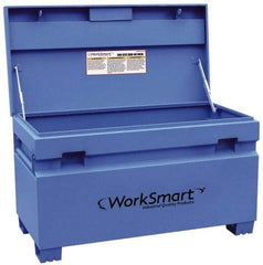 Value Collection - 48" Wide x 24-3/16" Deep x 28-5/16" High Job Site Box - Steel, Blue - Top Tool & Supply