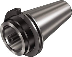 Sandvik Coromant - C6 System Size, CAT50 Taper, Modular Tool Holding System Adapter - 40.005mm Projection, 63mm Body Diam, 141.805mm OAL, Through Coolant - Exact Industrial Supply