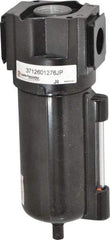 PRO-SOURCE - Filter Automatic Drop Leg Drain with Metal Bowl - 6-1/2" High x 2-3/4" Wide, For Use with Compressed Air Systems - Top Tool & Supply