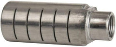 PRO-SOURCE - 3/8 Male NPT, 1" Hex, 3-1/4" OAL, Muffler - 300 Max psi, 40 CFM, Aluminum - Top Tool & Supply