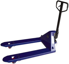 Value Collection - 4,400 Lb Capacity, 6-1/2" Lift Economy Low-Profile Pallet Truck - 2" Min Lift Height, 48" Fork Length x 27" Fork Width, 27" Overall Width - Top Tool & Supply