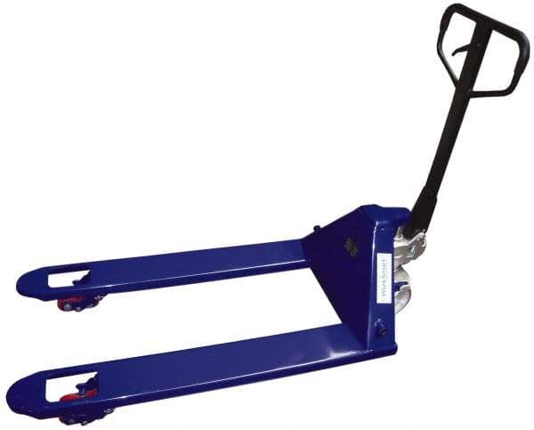 Value Collection - 7,700 Lb Capacity, 7-1/2" Lift Economy Heavy-Duty Pallet Truck - 3" Min Lift Height, 48" Fork Length x 27" Fork Width, 27" Overall Width - Top Tool & Supply