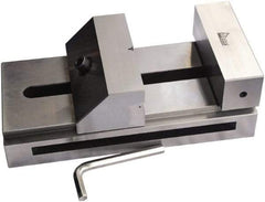 Gibraltar - 5-29/32" Jaw Width, 7" Jaw Opening Capacity, 1.969" Jaw Height, Toolmaker's Vise - Flat Jaw, 0.00012" Parallelism, 0.0002" Squareness, 300mm OAL x 3-15/16" OAH - Top Tool & Supply