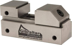 Gibraltar - 1" Jaw Width, 13/16" Jaw Opening Capacity, 3/8" Jaw Height, Toolmaker's Vise - Flat Jaw, 0.0001" Parallelism, 0.0001" Squareness, 2.55" OAL x 1-3/16" OAH - Top Tool & Supply