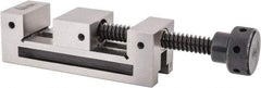 Gibraltar - 1-31/32" Jaw Width, 2-1/2" Jaw Opening Capacity, 1" Jaw Height, Toolmaker's Vise - Flat Jaw, 0.0002" Parallelism, 0.0002" Squareness, 6" OAL x 2.11" OAH - Top Tool & Supply