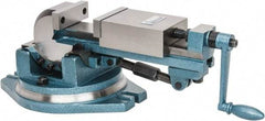 Gibraltar - 4" Jaw Width, 4-11/64" Jaw Opening Capacity, 3-Way Angle Swivel Machine Vise - Manual Operation, 1 Station, 20" Long x 7.28" High x 1-1/2" Deep, Cast Iron - Top Tool & Supply