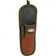 Bucket Boss - 1 Pocket Knife Holster - Polyester, Brown & Green - Top Tool & Supply