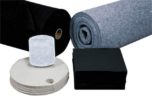 PRO-SAFE - 84 Gal Capacity per Package, Universal Rug - 300' Long x 3' Wide, Dark Gray, Polypropylene - Top Tool & Supply