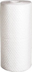 PRO-SAFE - 70 Gal Capacity per Package, Oil Only Roll - 150' Long x 30" Wide, White, Polypropylene - Top Tool & Supply