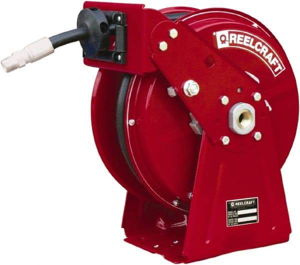 Reelcraft - 35' Spring Retractable Hose Reel - 3,250 psi, Hose Included - Top Tool & Supply