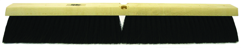 24" Black Tampico Coarse Sweeping - Broom Without Handle - Top Tool & Supply