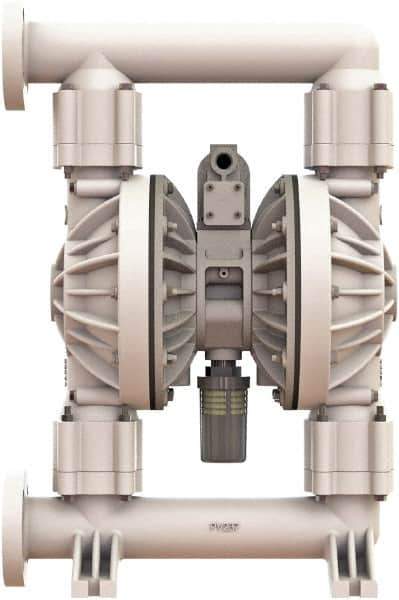 Versa-Matic - 2" NPT, Air Operated Diaphragm Pump - Santoprene Diaphragm, Polypropylene Housing - Top Tool & Supply