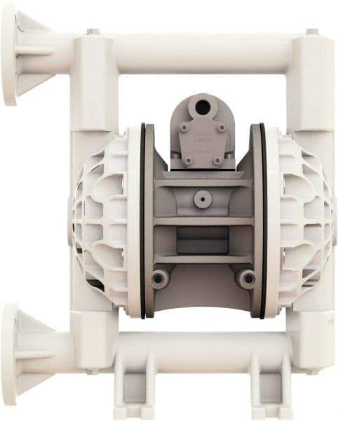 Versa-Matic - 1" NPT, Air Operated Diaphragm Pump - Buna-N Diaphragm, Polypropylene Housing - Top Tool & Supply