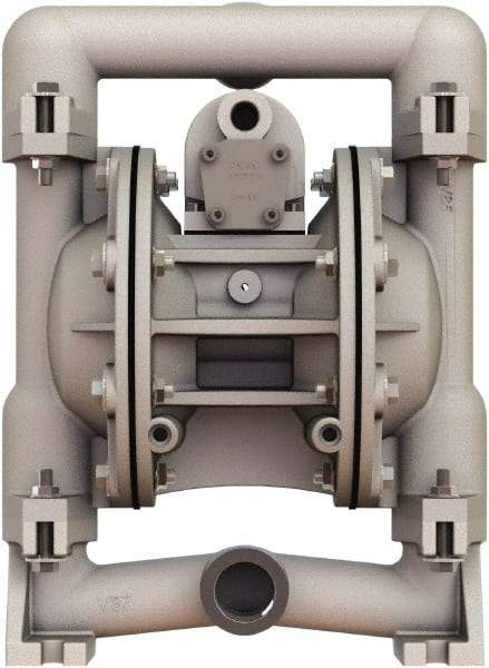 Versa-Matic - 1" NPT, Air Operated Diaphragm Pump - Buna-N Diaphragm, Aluminum Housing - Top Tool & Supply