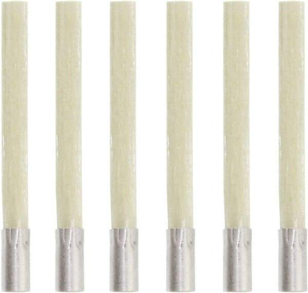 Value Collection - Glass Fiber Scratch Brush Tip Refill - 4-45/64" Brush Length, 4-45/64" OAL, 1-13/64" Trim Length - Top Tool & Supply