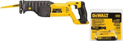 DeWALT - 20V, 0 to 3,000 SPM, Cordless Reciprocating Saw - 1-1/8" Stroke Length, Lithium-Ion Batteries Included - Top Tool & Supply