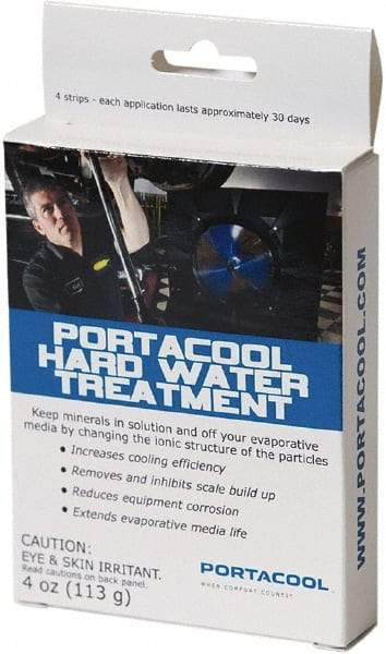 PortaCool - 4 x30 Day, Evaporative Cooler Mineral Treatment - 5-1/2" Long x 3/4" Wide x 3-3/4" High, For Use with All Portacool Units - Top Tool & Supply