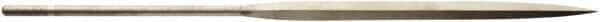 Value Collection - 5-1/2" Needle Precision Swiss Pattern Barrette File - 13/64" Width Diam, Round Handle - Top Tool & Supply