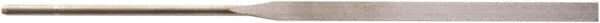 Value Collection - 5-1/2" Needle Precision Swiss Pattern Regular Pillar File - 13/64" Width Diam, Round Handle - Top Tool & Supply