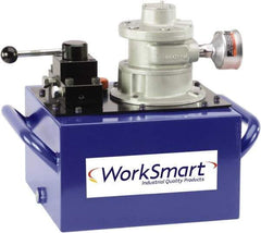 Value Collection - 10,000 psi Air-Hydraulic Pump & Jack - 3 Gal Oil Capacity, Dump Valve, Use with Single Acting Cylinders, Advance & Retract - Top Tool & Supply