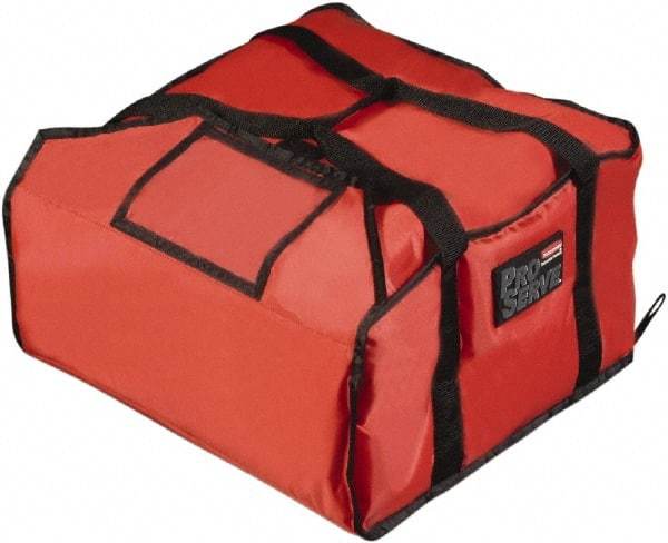 Rubbermaid - Rectangular, Red Nylon & Polyester Delivery Bag - 7.8" High x 19.8" Wide x 21-1/2" Long - Top Tool & Supply