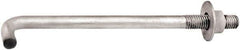 Import - 3/4-10, 16" OAL Bent Anchor Bolt - Grade 2 Steel - Top Tool & Supply